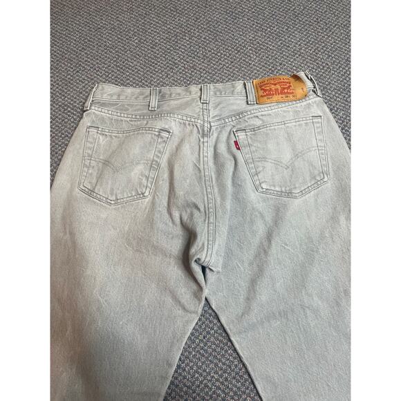 Levi’s 501 Grey Jeans 38x30 - Picture 3 of 4
